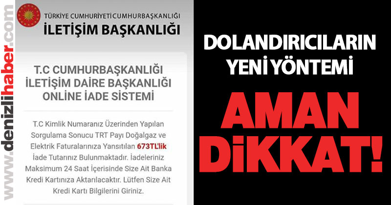 Dolandırıcıların yeni yöntemi TRT payı