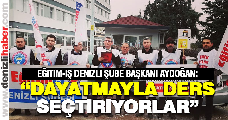 Aydoğan; Okullarda öğrenciler dayatmayla ders seçtiriliyorlar