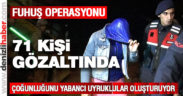 Denizli’de fuhuş çetelerine operasyon: 71 gözaltı