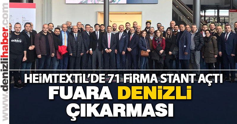 Heimtextil’e Denizli çıkarması
