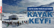 Denizli Kayak Merkezi’nde hafta sonu kayak keyfi
