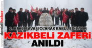 Kazıkbeli Zaferi anıldı