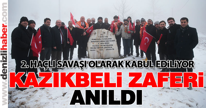 Kazıkbeli Zaferi anıldı