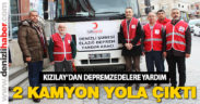 Kızılay’dan Elazığ’daki depremzedelere yardım