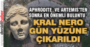 Laodikya kazılarında Nero’nun heykel başı bulundu
