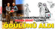 Selçuk ödülünü aldı