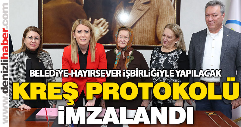 Protokol imzalandı, Sevindik’te kreş yapılacak