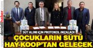 Halk süt Protokolü imzalandı