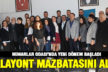 Yeniden başkan seçilen Alayont mazbatasını aldı