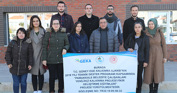 Pamukkale Belediyesi proje ekibi eğitimde