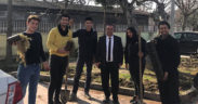 Öğretmen ve öğrencilerden fidan seferberliği