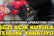 Sarayköy’de 5 metrelik kuyuya düşen kedi kurtarıldı