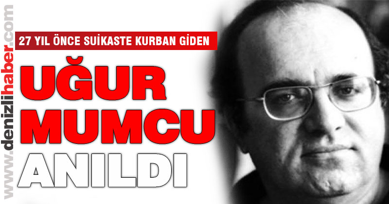Suikaste kurban giden Gazeteci Uğur Mumcu anıldı