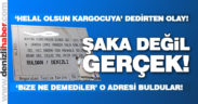 Bu kargo sahibine ulaştı