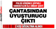 Şüpheli hareketler yapan kadının çantasından uyuşturucu çıktı