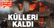 Acıpayam’daki yangında iki katlı ev kullanılmaz hale geldi