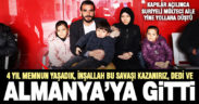 Suriyeli aile, kapılar açılınca Almanya’ya gitmek üzere Edirne’ye doğru yola çıktı
