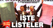 CHP’de il başkan adaylarının listeleri belli oldu