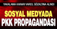 Sosyal medyada PKK propagandası yaptı, gözaltına alındı
