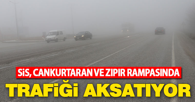 Denizli’de sis ulaşımı olumsuz etkiliyor