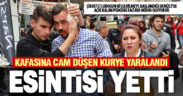 Açık bırakılan pencere rüzgarda çarptı, düşen cam 1 kişiyi yaraladı