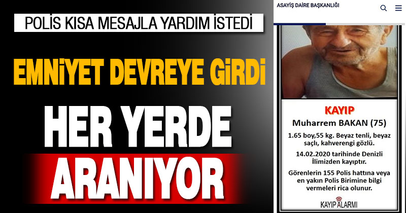 Kaybolan kağıt toplayıcısı için seferberlik başlatıldı