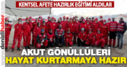 AKUT Denizli gönüllüleri kentsel arama kurtarma eğitiminde