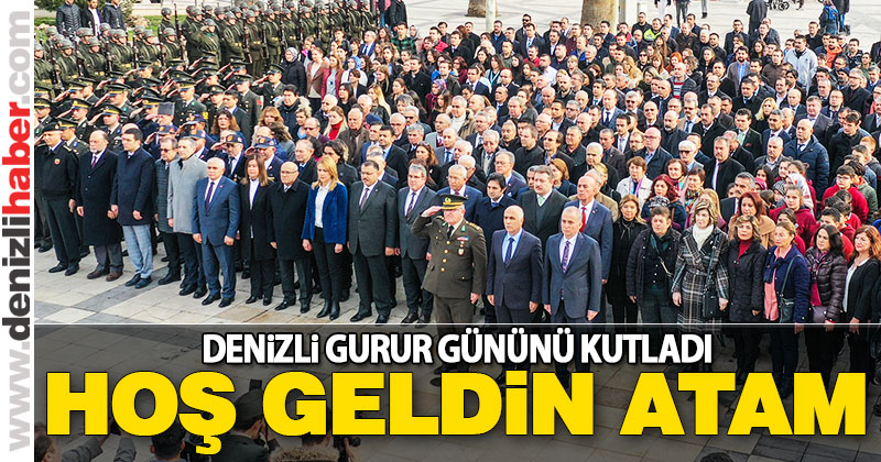 Atatürk’ün Denizli’yi ziyaretinin 89. yılı kutlandı