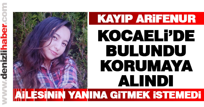 Kayıp Arifenur Kocaeli’de bulundu