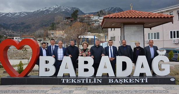 Başkanlar toplantı öncesi Babadağ’da buluştu