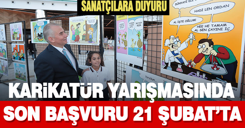 Büyükşehir karikatür yarışması başvurularında son gün 21 Şubat