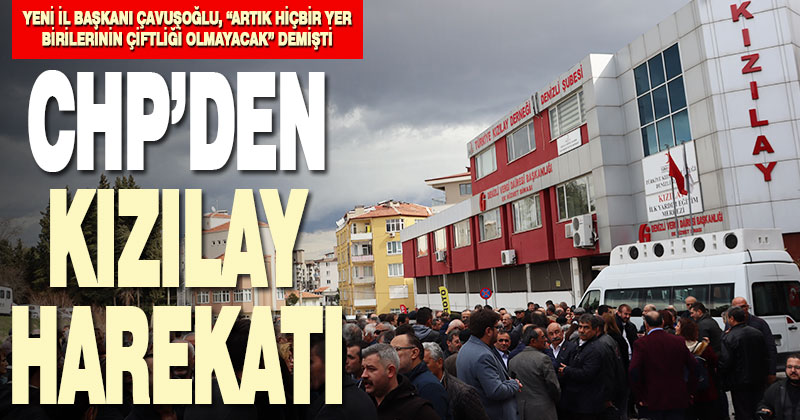 CHP’liler, ‘Oyuna girme vakti’ diyerek Kızılay’a üye oldu