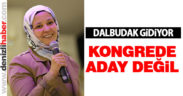 Ak Parti Kadın Kolları Başkanı Dalbudak aday değil