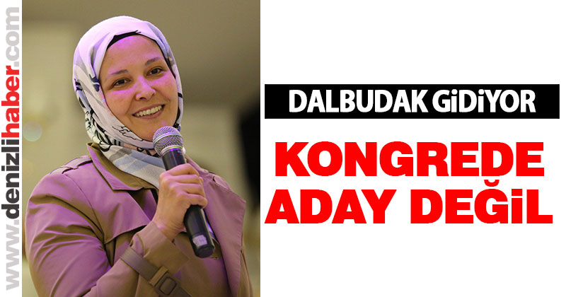 Ak Parti Kadın Kolları Başkanı Dalbudak aday değil