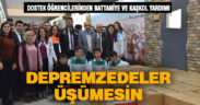 DOSTEK öğrencilerinden depremzedelere battaniye ve kaşkol