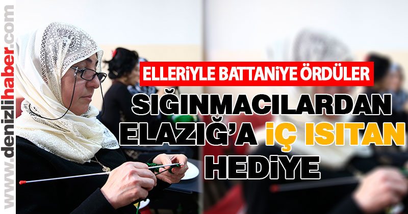 Kadın Meclisi üyeleri ve sığınmacı kadınlardan depremzedelere battaniye