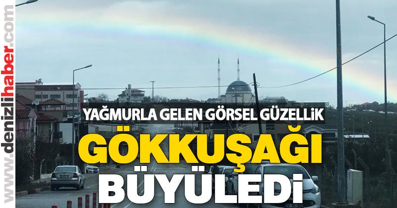 Gökkuşağı büyüledi