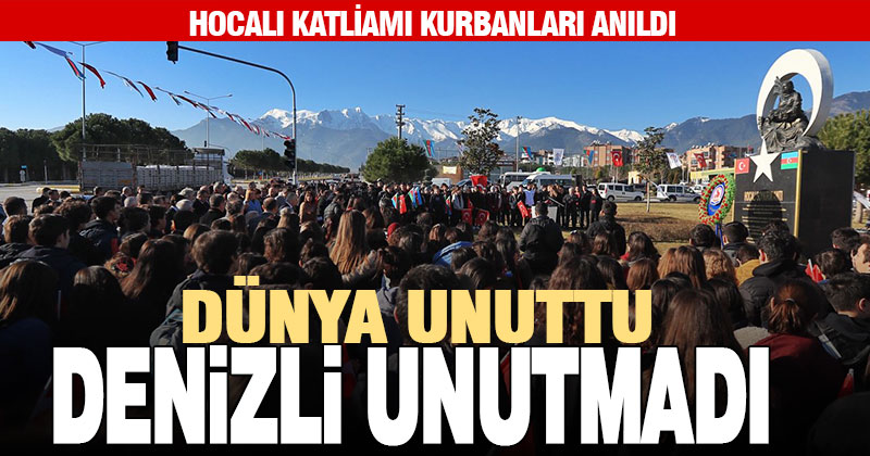 Hocalı Katliamı kurbanları Denizli’de anıldı