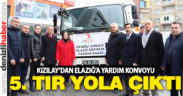 Kızılay’dan Elazığ’a 5. yardım TIR’ı