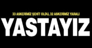 Türkiye şehitleri için yasta