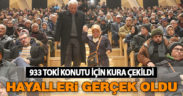 933 TOKİ konutu için kura çekildi