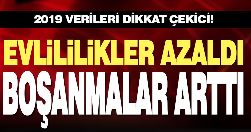 Denizli’de evlenme oranları azaldı, boşanmalar arttı