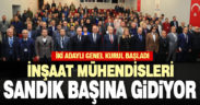 İnşaat mühendislerinde iki adaylı seçim