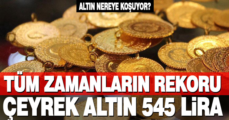 Altın tüm zamanların rekorunu kırdı