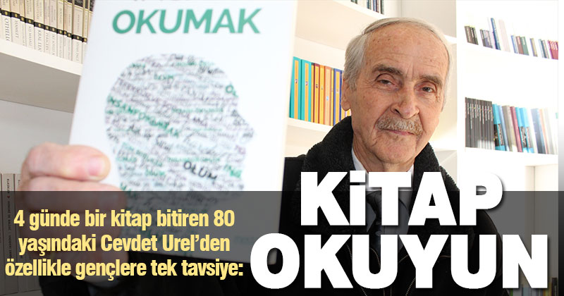 Denizli’nin 80 yaşındaki ‘kitap kurdu’