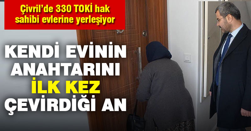 Çivril’de yapılan 330 TOKİ konutuna yerleşmeler başladı
