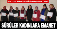 Çallı kadınlar sertifikalı çoban oldu