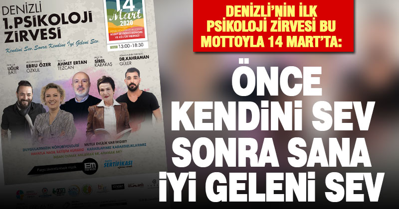 Psikoloji zirvesi şimdi Denizli’de