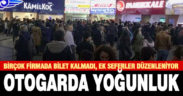 Koronovirüs tatili sonrası otogarda yoğunluk