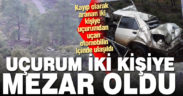 Beyağaç’ta kaybolan 2 kişi uçuruma yuvarlanan otomobilde ölü bulundu